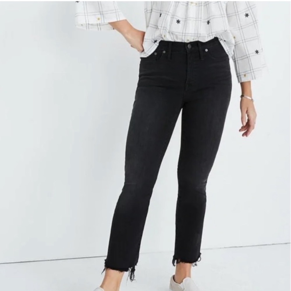 Madewell Cali Demi-Boot Jeans in Berkeley Black